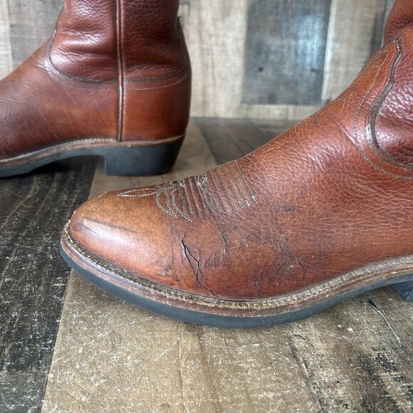 Lucchese 2000 Rubber Sole T3063R Cowboy Boots Mens 10.5 D - Picture 9 of 12